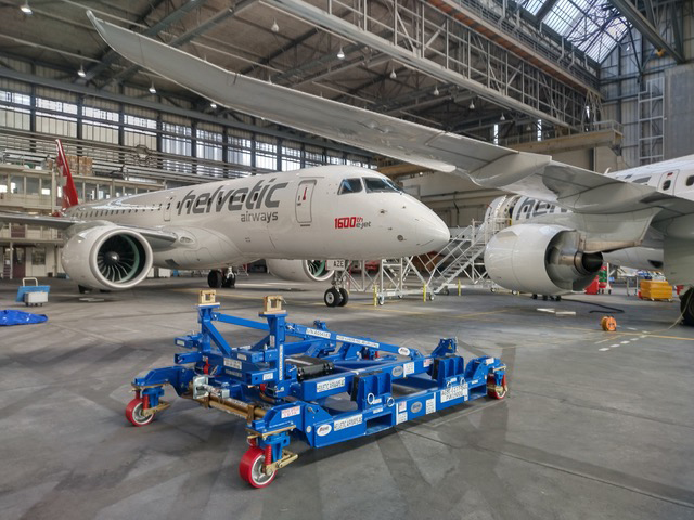 AGSE’s GTF Shipping Stand a Welcome Addition to Helvetic Airways
